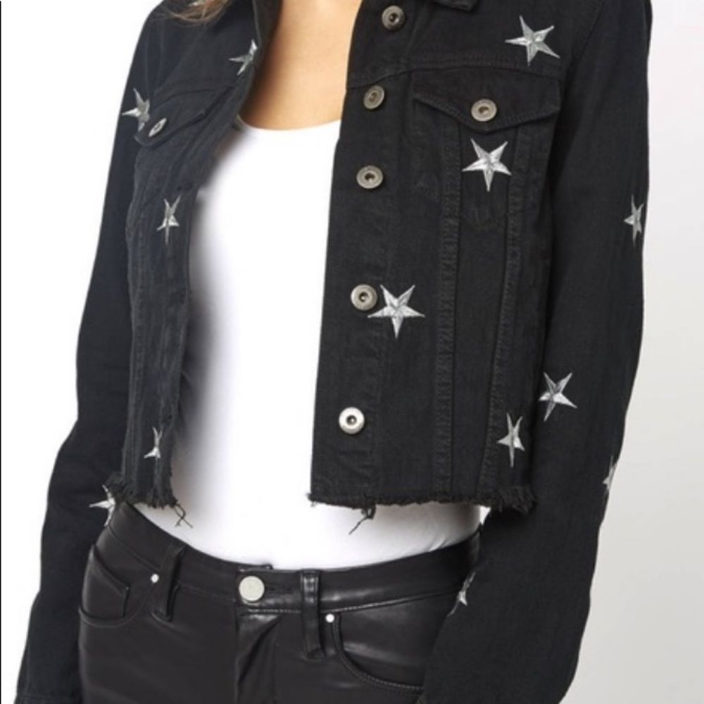 Pistola black denim jacket